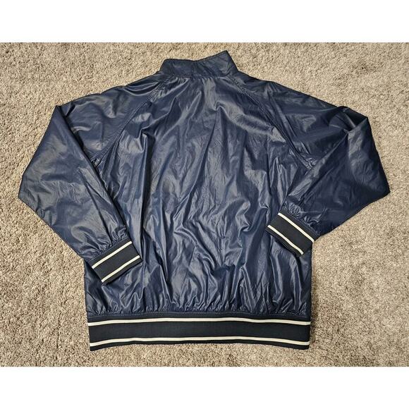 Nike Athletic Department Y2K Full Zip Windbreaker Track Jacket XL Navy White - Picture 9 of 10